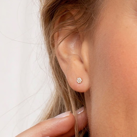 gorjana Diamond Pave Studs - Picture 3 of 6